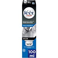Los mejores  - Veet Men Crema Depilatoria Hombre para Axilas con aplicador Roll-On - Adecuado para Pieles Sensibles - 100ml
